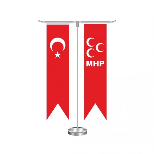 T Kırlangıç Mhp Bayrağı ve Türk Masa Bayrağı Takımı