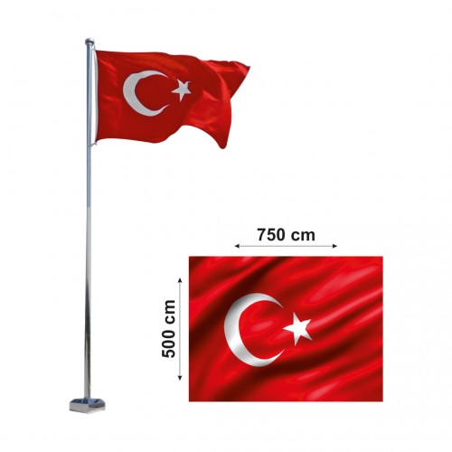 500x750 Türk Bayrağı