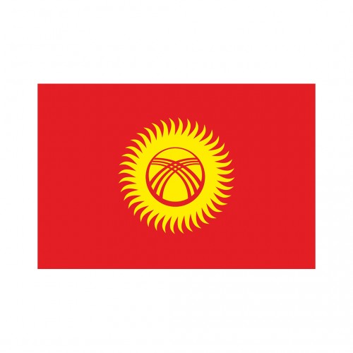 Kırgızistan Masa Bayrağı