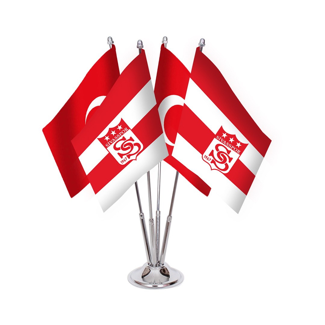 Dörtlü Sivasspor Masa Bayrağı Takımı Dörtlü Sivasspor Masa Bayrağı Takımı