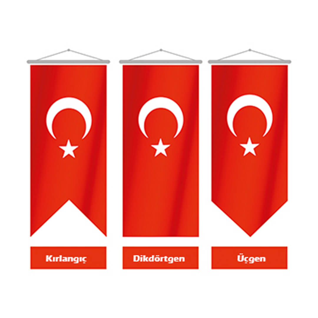 25x75 Kırlangıç Türk Bayrağı